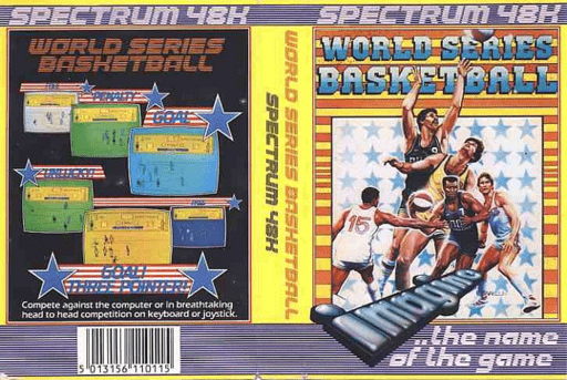 World Series Basketball box art for ZX Spectrum